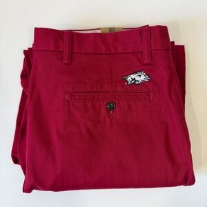 Dockers Game Day Khakis University of Arkansas Razorbacks Pants Size 36 X 32